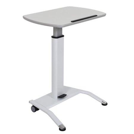 OFFICETOP Pneumatic Height Adjustable Lectern; White - 17 x 42.5 x 25.5 in. OF370612